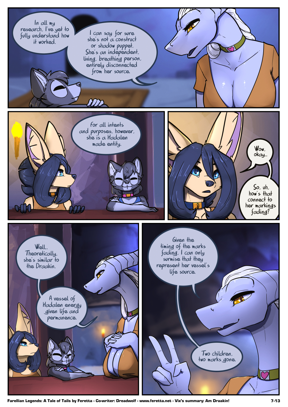 A Tale of Tails, 7-13